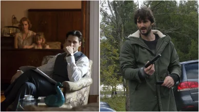 Sergio Mur durante el rodaje de series