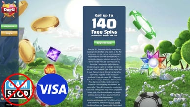 duelz casino visa uk