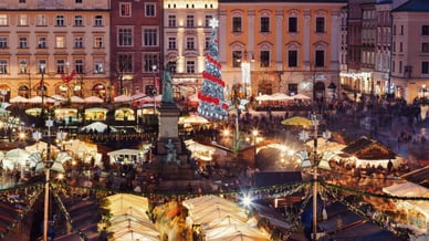 kerstmarkt in Krakau