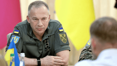 Сирський під час робочої зустрічі