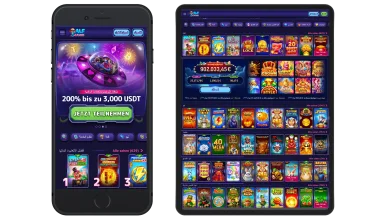 مكافأة ترحيبية بالعملات الرقمية بنسبة 200% حتى 3000 USDT وجوائز كبرى ضخمة في كازينو Alf على الهاتف والتابلت.