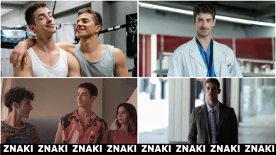 Manu Ríos durante el rodaje de series