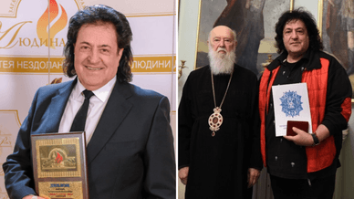 Моменти нагородження народного артиста України Іво Бобула престижними відзнаками, загальнонаціональна премія «Людина року» та орден Святого Миколая Чудотворця