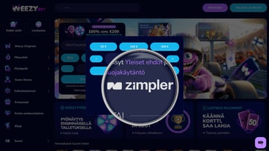 Zimpler luottokortti kasinot