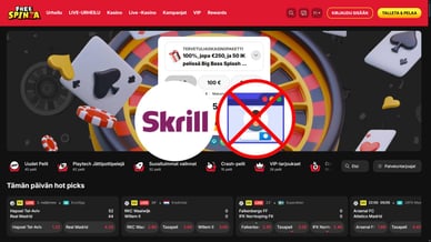 Skrill kasinot ilman rekisteröitymistä