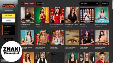 pikakasino live-jakajan pelit
