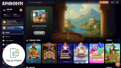 online casino pay by mobile phone