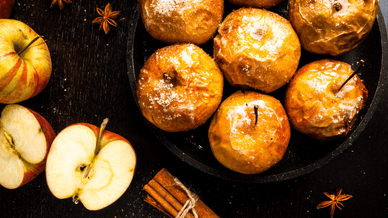 Печене яблуко