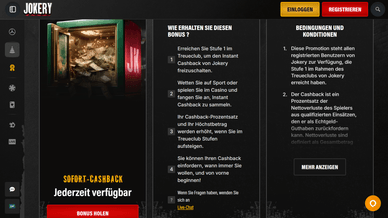 Jokery Casino Cashback