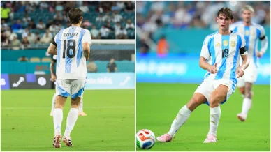 Nico Paz en la selección argentina Nico Paz en la selección argentina