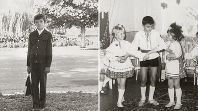 Сергій у віці першокласника