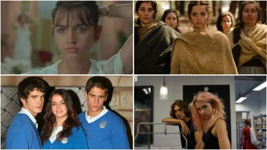 Ana de Armas durante el rodaje de series