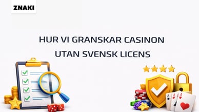 Hur vi granskar kasinon utan licens – illustration