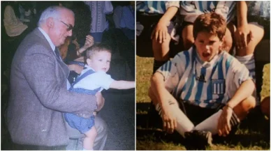 Rodrigo De Paul en su infancia Rodrigo De Paul en su infancia