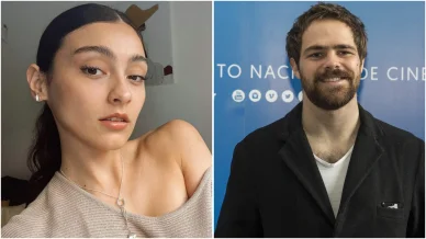Leila Ceballos y Peter Lanzani