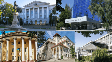 Університети Дніпра, НТУ, ДНУ, ДДАЕУ, ДДМУ та ПДАБА