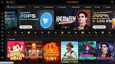 Hertzbetz Online-Casino – offizielle Website