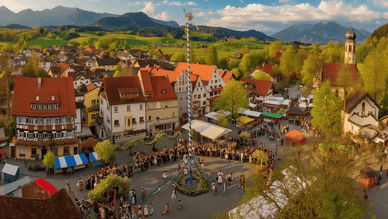 So wird das Maifest in deutschen Städten gefeiert