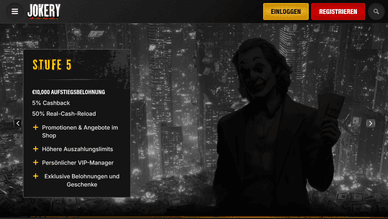 Jokery Online Casino VIP-Programm