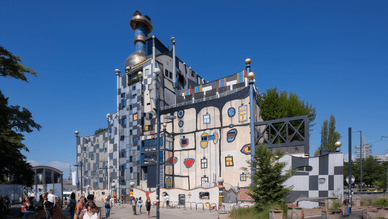 Spittelau in Wien (Österreich)