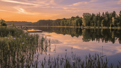 Ruhige Atmosphäre der Seen der Mecklenburgischen Seenplatte