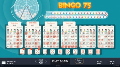 75 pallon bingo