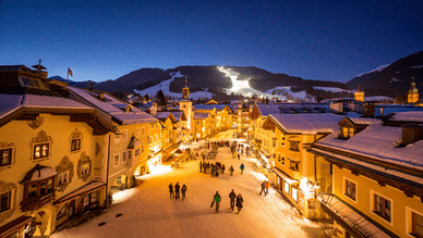 Kitzbühel bei Nacht