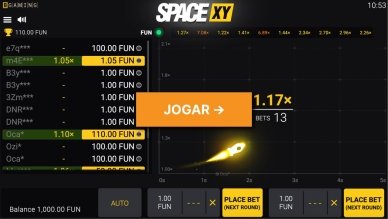 Space XY Slot (BGaming)