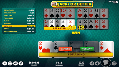 Jacks or Better in online casino