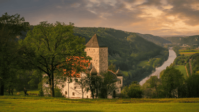 Das ruhige Altmühltal mit seinen Naturlandschaften