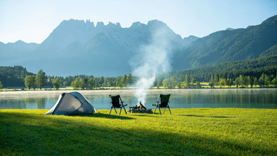 Camping am Wolfgangsee (Österreich)