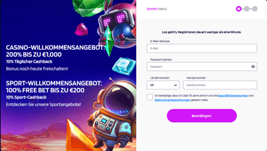 Wintari Casino Registrierung