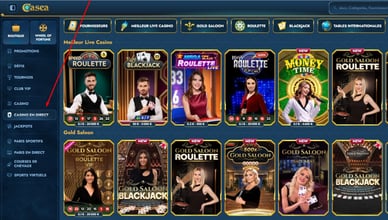 Live-Spiele Casea