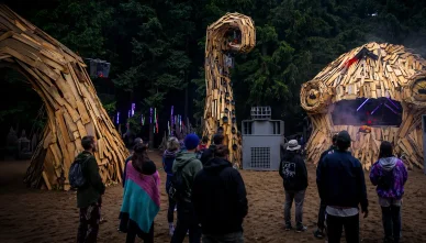 Jedna ze scen na festiwalu