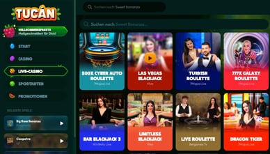Live Casino Tucan Online