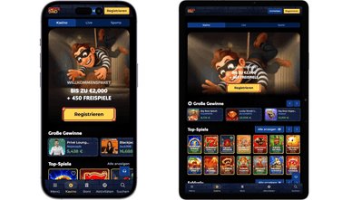 Gangstasino: Mobile Version und App