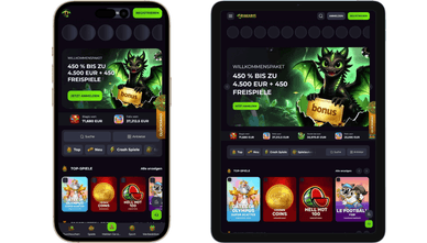 Drakaris Casino: Mobile Version