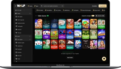 Casino Tischspiele Wolf Casino Tischspiele