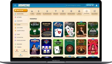 Tischspiele Tischspiele im Vegasino Casino