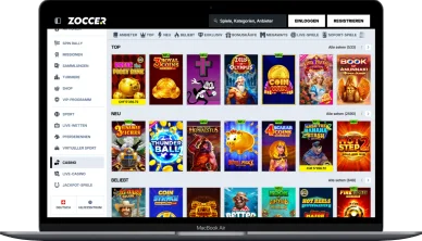 Casinozoccer: Glücksspiele