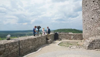 Zdjęcia do filmu na terenie zamku