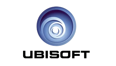 Logo Ubisoft ancien logo Ubisoft 2003. Logo Ubisoft 2003 symbole Ubisoft.