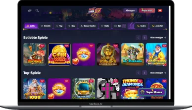 Glücksspiele Die Spielebibliothek des Casino Spinlander