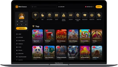 Spieleangebot Spieleangebot im WildChance Casino