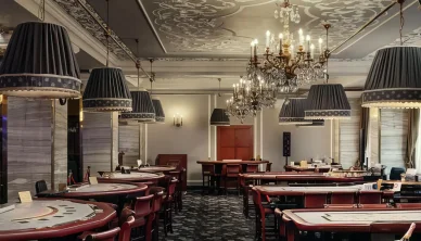 Pokerové stoly v Casino Ambassador Praha