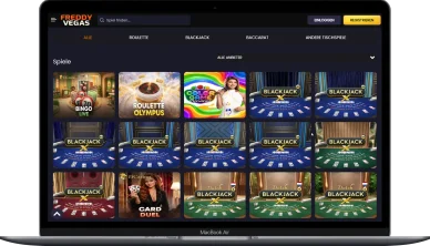 Live-Spiele FreddyVegas