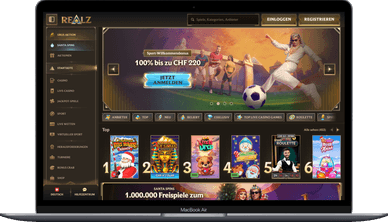 Realz Casino Offizielle Website für Spieler aus der Schweiz