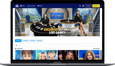 Live-Spiele Live-Spiele im SkyHills Casino