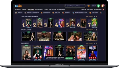 Live-Spiele Live-Spiele im Lolajack Casino