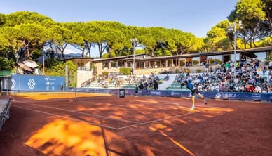 Partida espetacular de ténis no Lisboa Belém Open